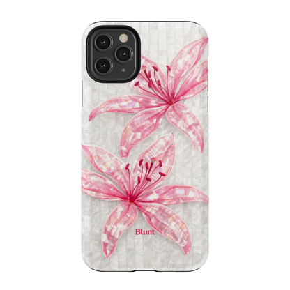 Pink-Floral-Luster-iphone-case-iPhone 11 Pro Max-1
