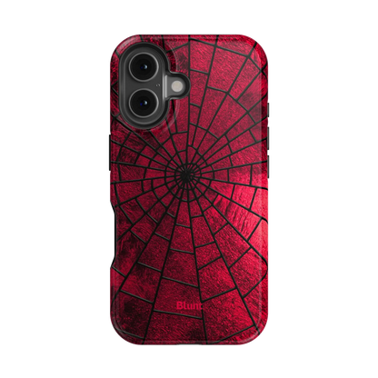 Crimson Web iPhone Case