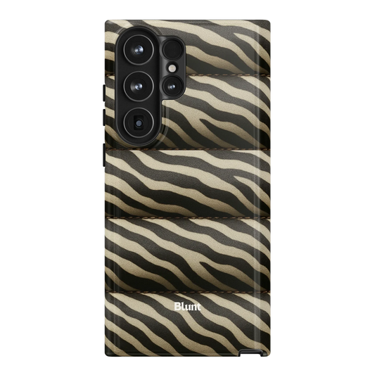 Zebra Puffer Samsung Case
