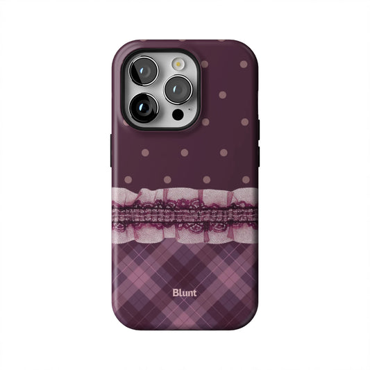 Lilac-Lattice-iphone-case-iPhone 14 Pro-1