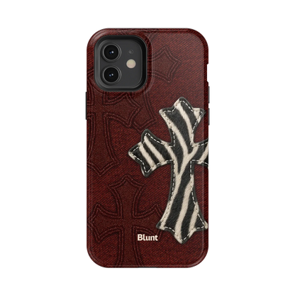 Zebrascale Cross iPhone Case
