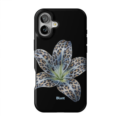 Blue-Leopard-Bloom-iphone-case-iPhone 16 Plus-1