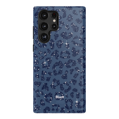 Blue Cheetah Print Samsung Case