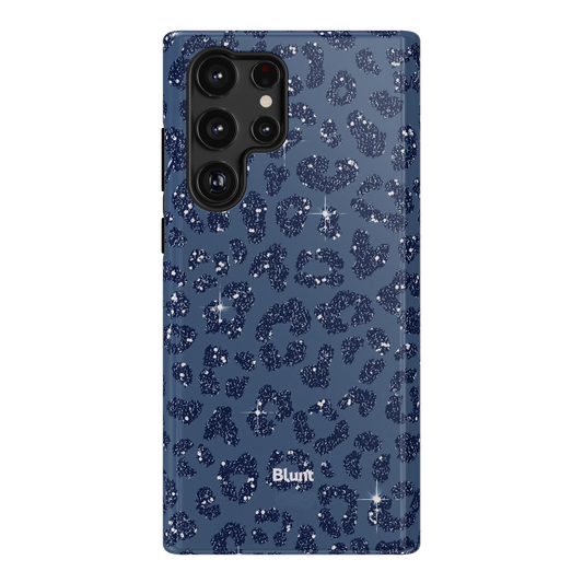 Blue Cheetah Print Samsung Case