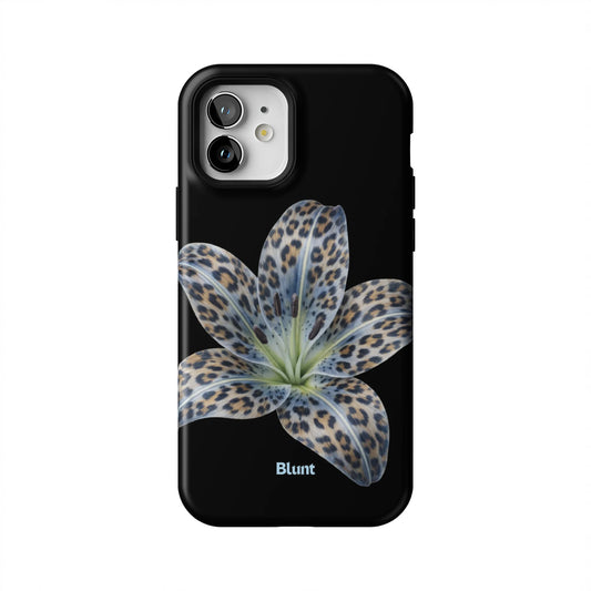Blue-Leopard-Bloom-iphone-case-iPhone 12-1