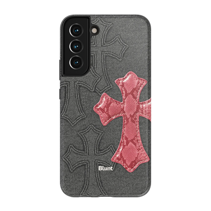 Pinkscale Cross Samsung Case
