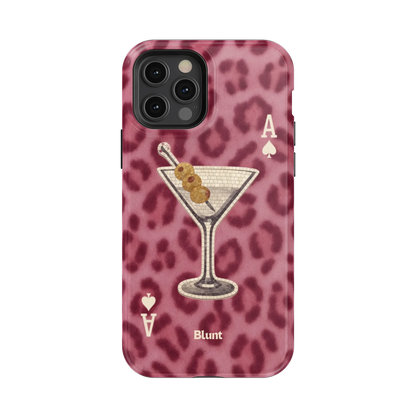 Pink Cheetah Dirty Martini iPhone Case