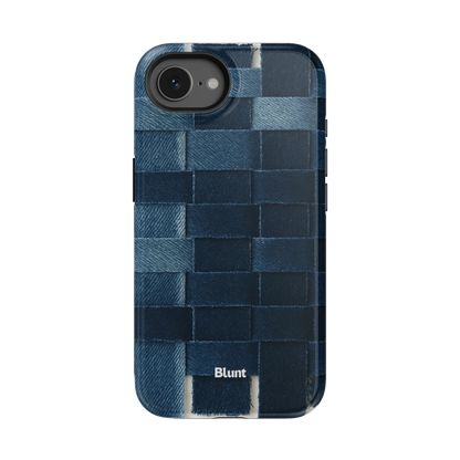Indigo Weave iPhone Case