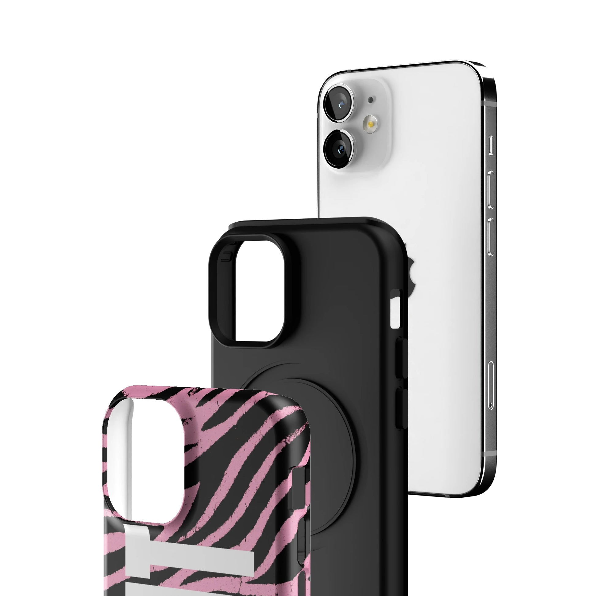 CXNT Pink Zebra iPhone Case gallery - Iphone_12_Mini_Air_Plus_3