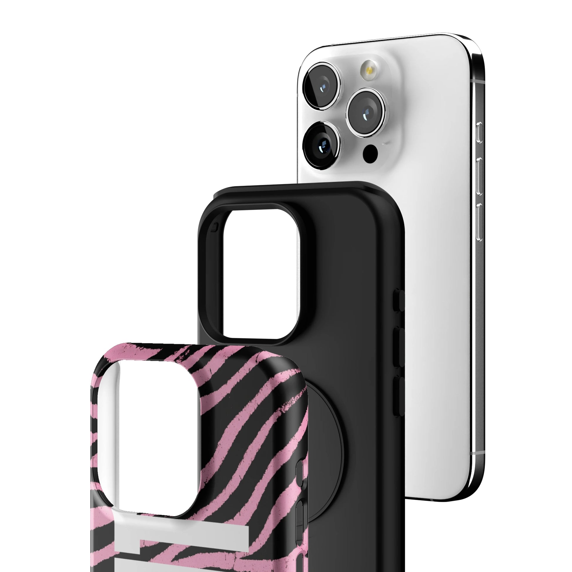 CXNT Pink Zebra iPhone Case gallery - Iphone_15_Pro_3