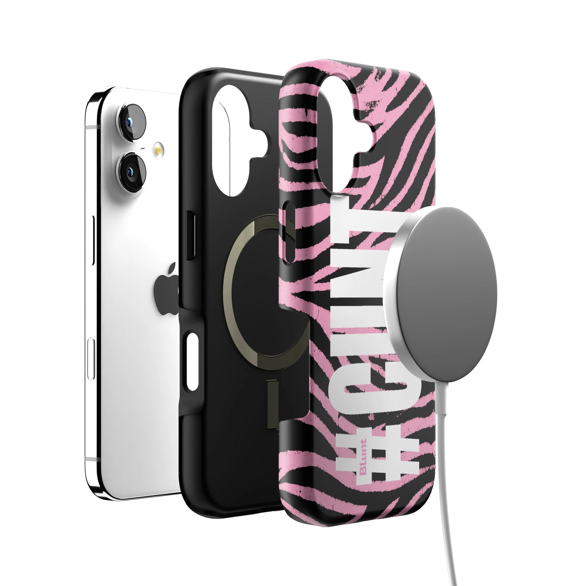 CXNT Pink Zebra iPhone Case gallery - Iphone_17_Iphone_4