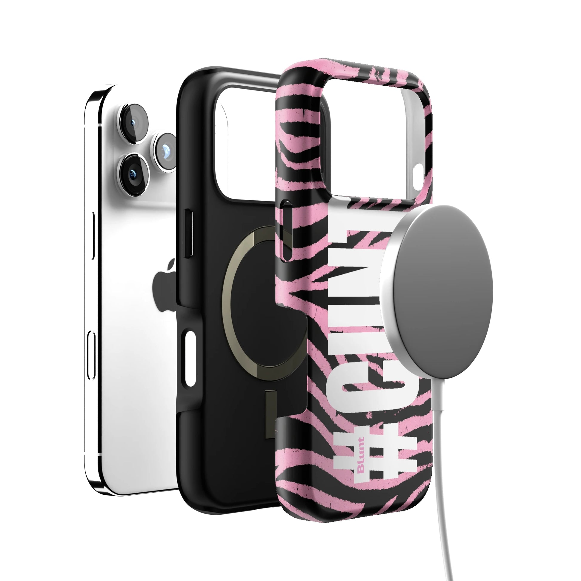 CXNT Pink Zebra iPhone Case gallery - Iphone_17_Pro_4