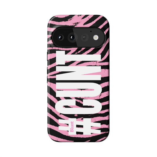 CXNT Pink Zebra Pixel Case - Blunt Cases
