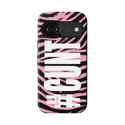 CXNT Pink Zebra Pixel Case - Blunt Cases