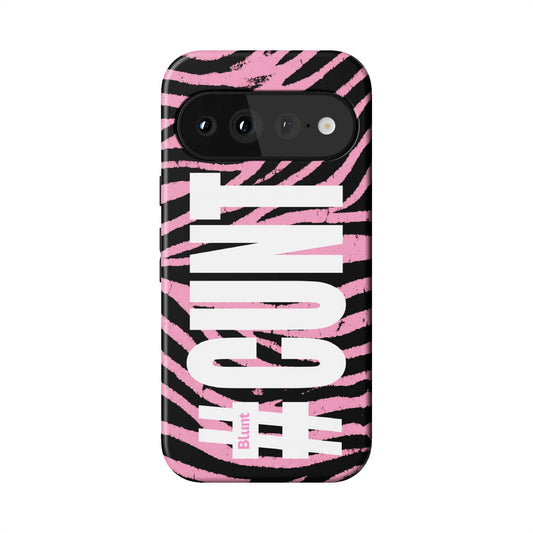 CXNT Pink Zebra Pixel Case - Blunt Cases