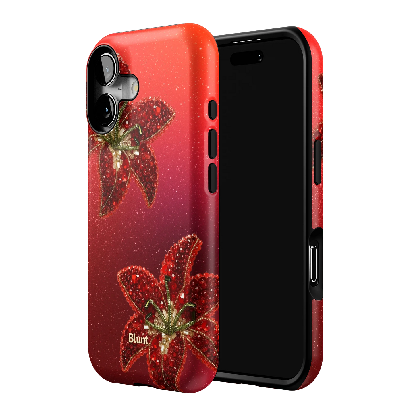 Scarlet Petals iPhone Case