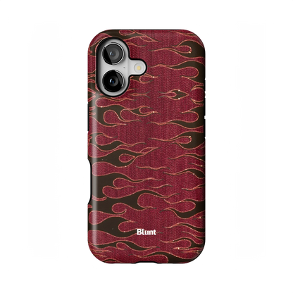 Crimson Fire iPhone Case