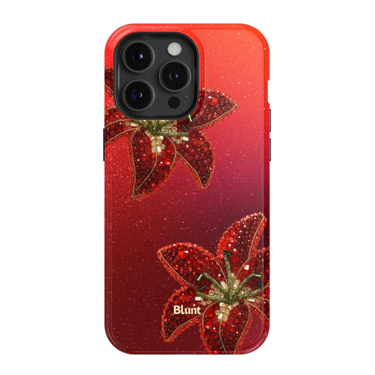Scarlet Petals iPhone Case
