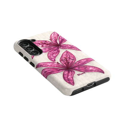 Purple-Floral-Luster-samsung-case-S23-2