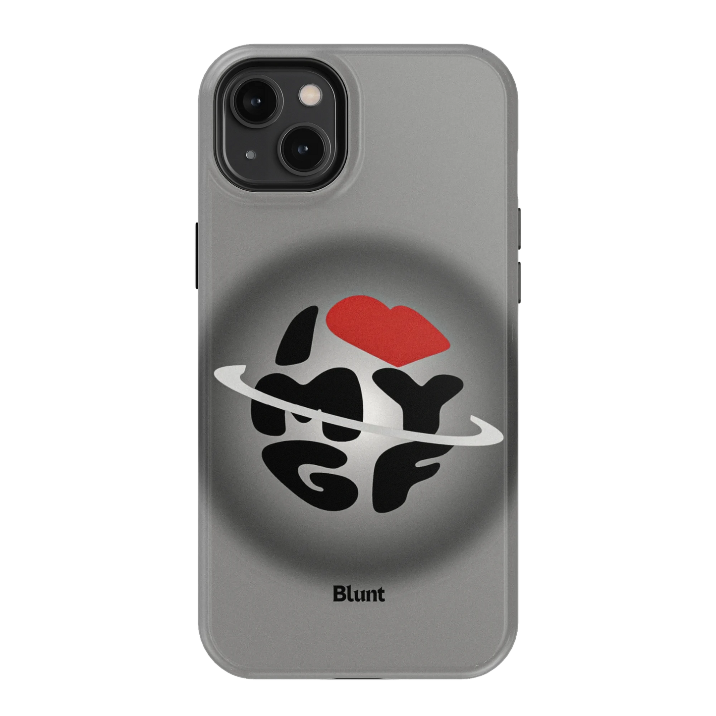 Grey Aura Girlfriend iPhone Case