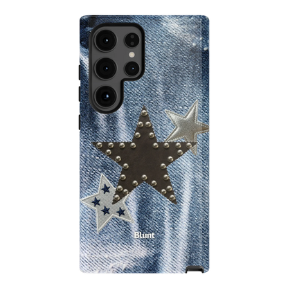 Denim Starstud Samsung Case
