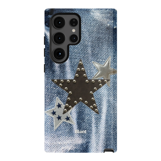 Denim Starstud Samsung Case