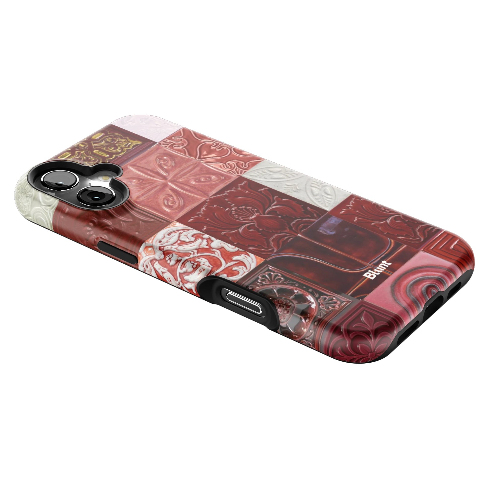 Checkered-Rouge-iphone-case-iPhone 16 Plus-2