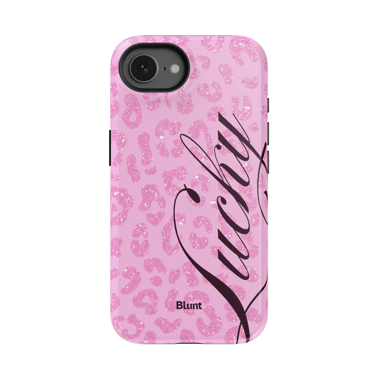 Pink Cheetah Lucky iPhone Case