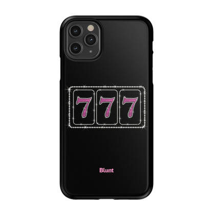 Pink Lucky 777 iPhone Case
