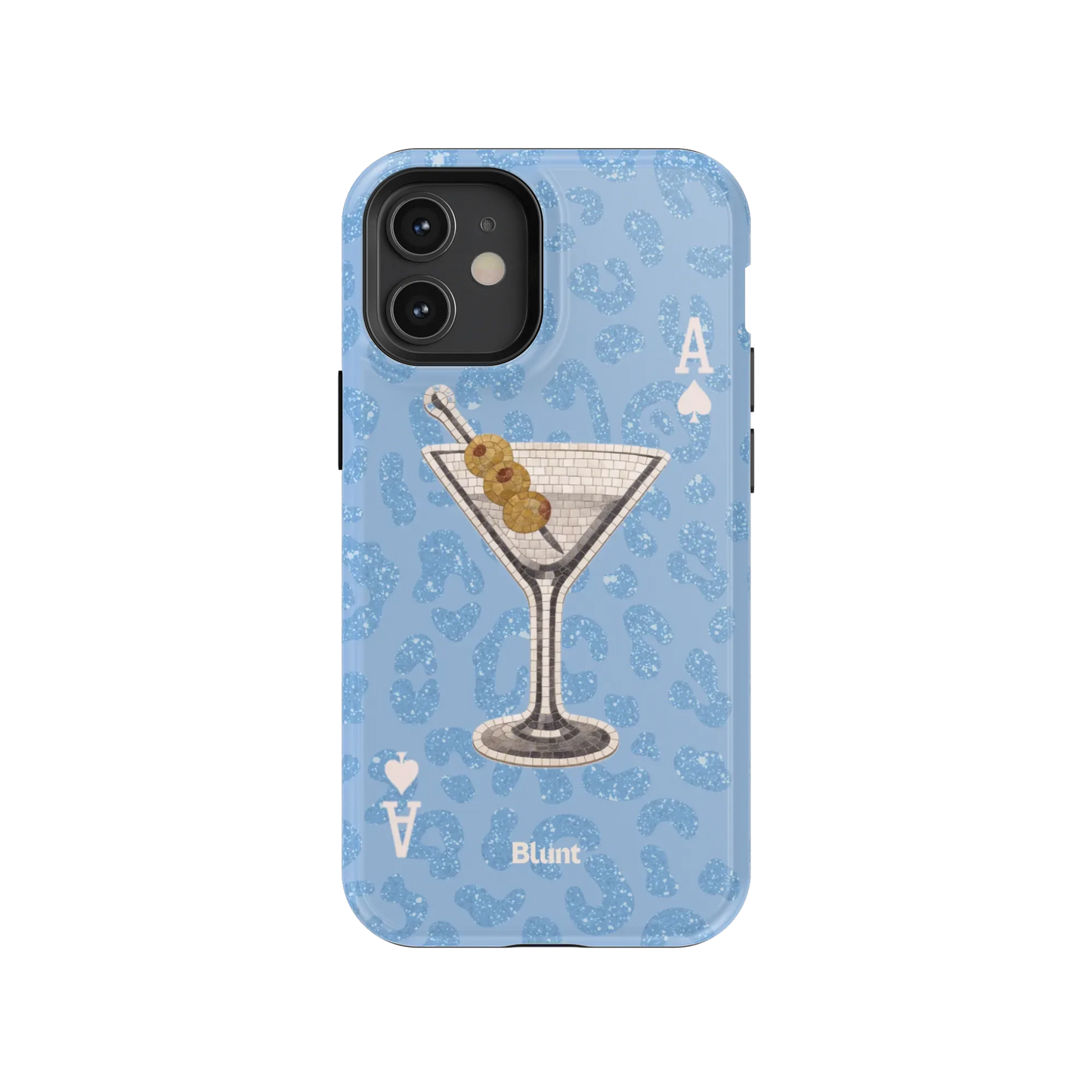 Blue Dirty Martini iPhone Case