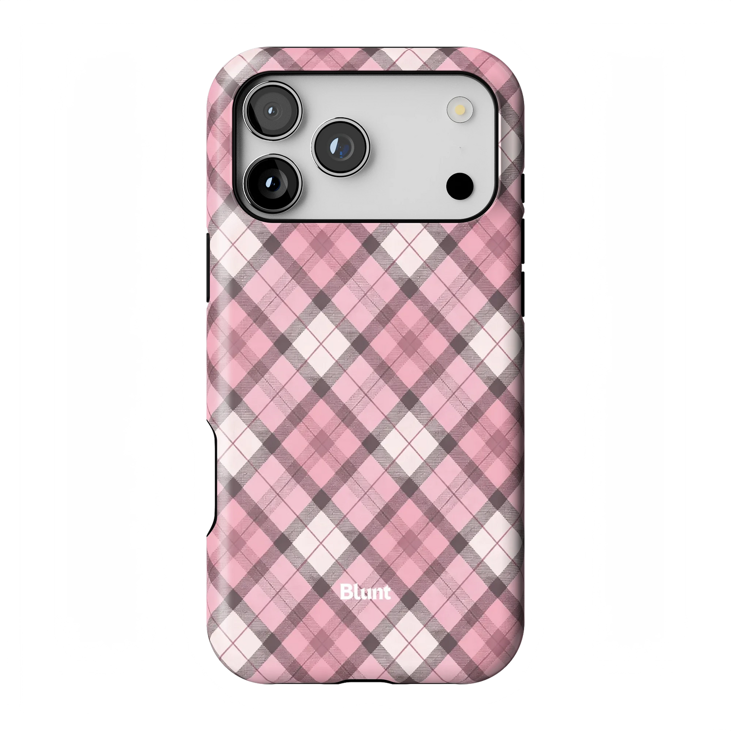 Pink Plaid iPhone Case