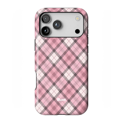 Pink Plaid iPhone Case