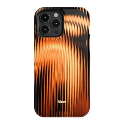 Copper Ripple iPhone Case