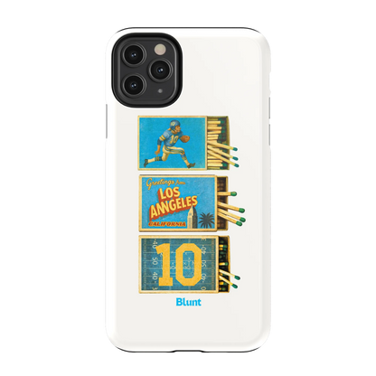 LA Coast Football iPhone Case