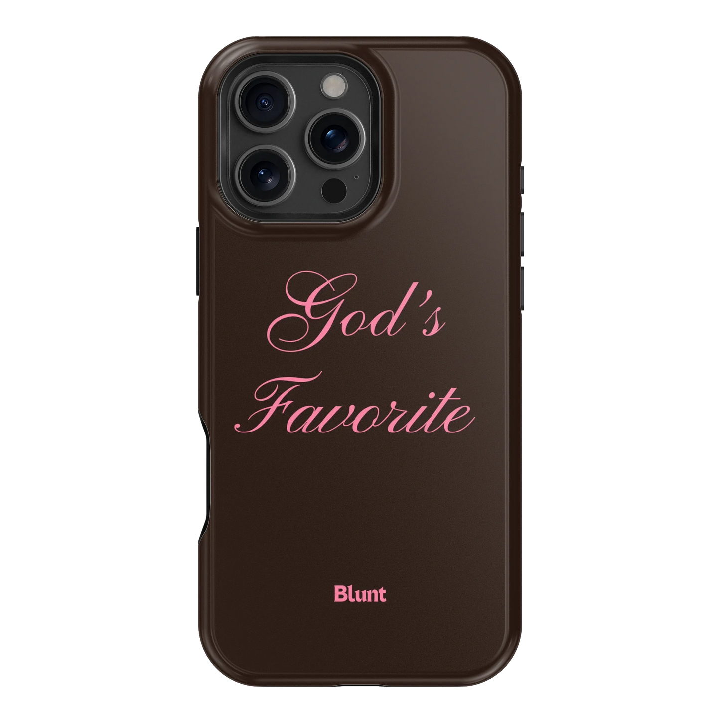 Gods Favorite Brown iPhone Case