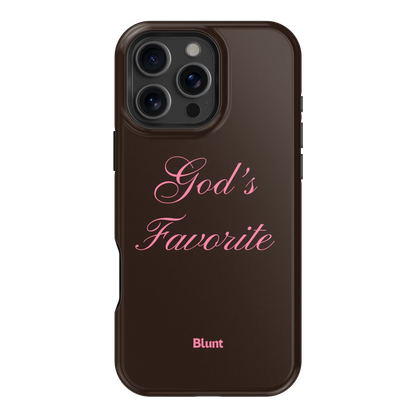 Gods Favorite Brown iPhone Case