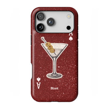 Red Dirty Martini iPhone Case
