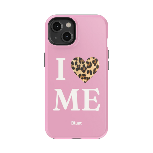 Pink I Love Me iPhone Case
