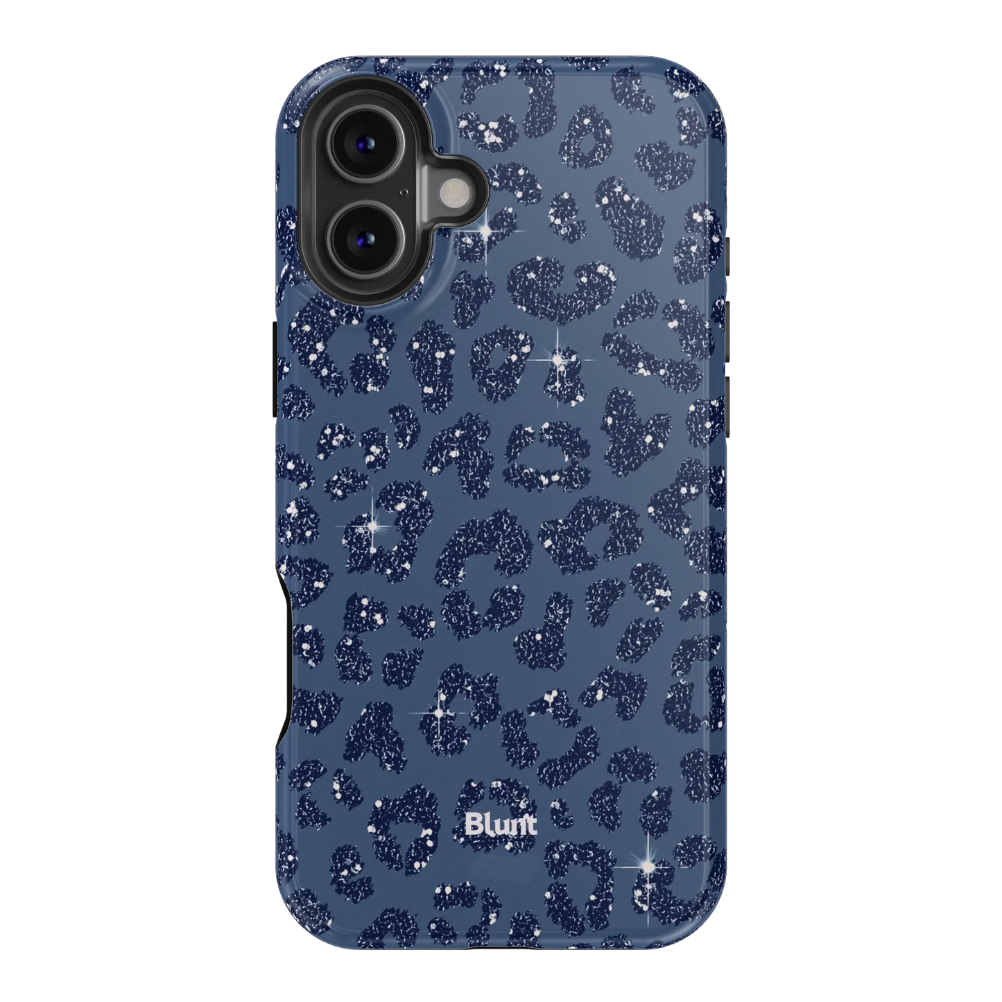 Blue Cheetah Print iPhone Case