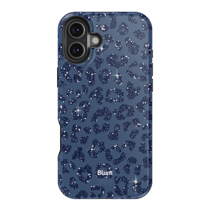 Blue Cheetah Print iPhone Case