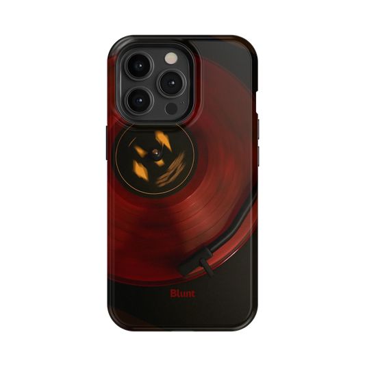 Crimson Echo iPhone Case
