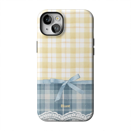 Blue-Lemonplaid-iphone-case-iPhone 14 Plus-1