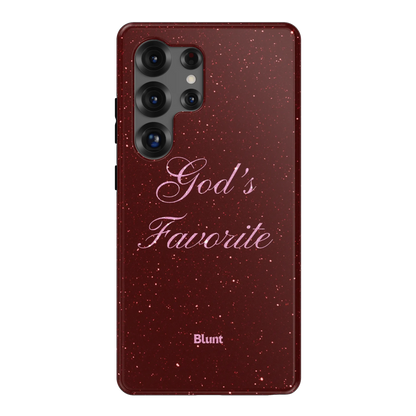 Gods Favorite Burgundy Samsung Case