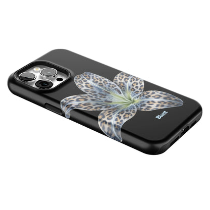 Blue-Leopard-Bloom-iphone-case-iPhone 15 Pro Max-2