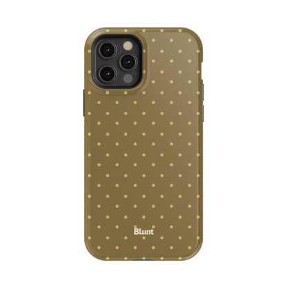 Olive Dot iPhone Case