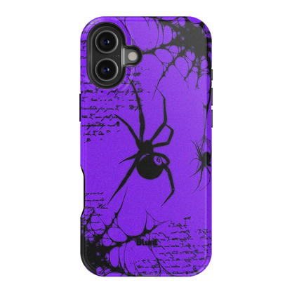 Violet Script iPhone Case