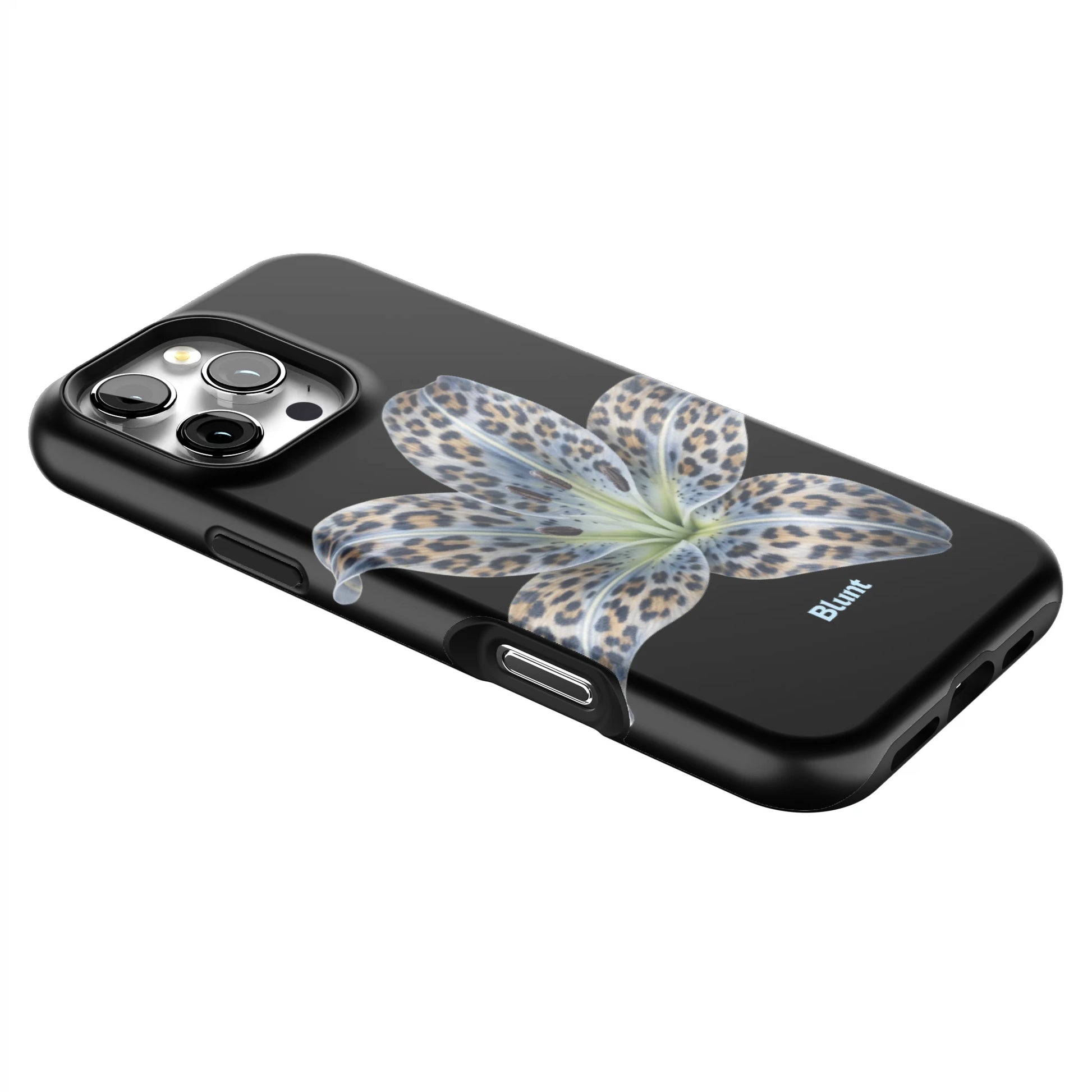Blue-Leopard-Bloom-iphone-case-iPhone 16 Pro Max-2