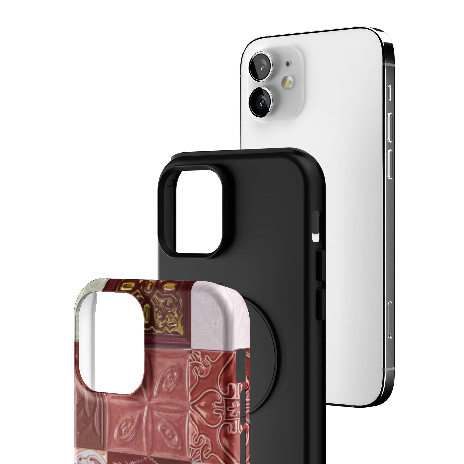 Checkered-Rouge-iphone-case-iPhone 12-3