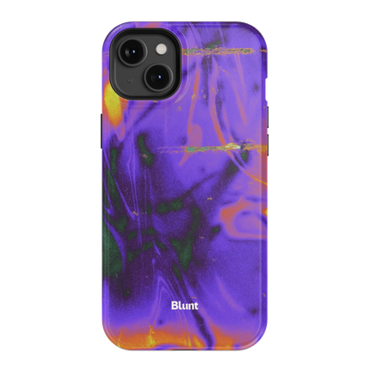 Violet Static iPhone Case