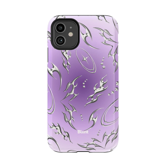Purple Cyber iPhone Case